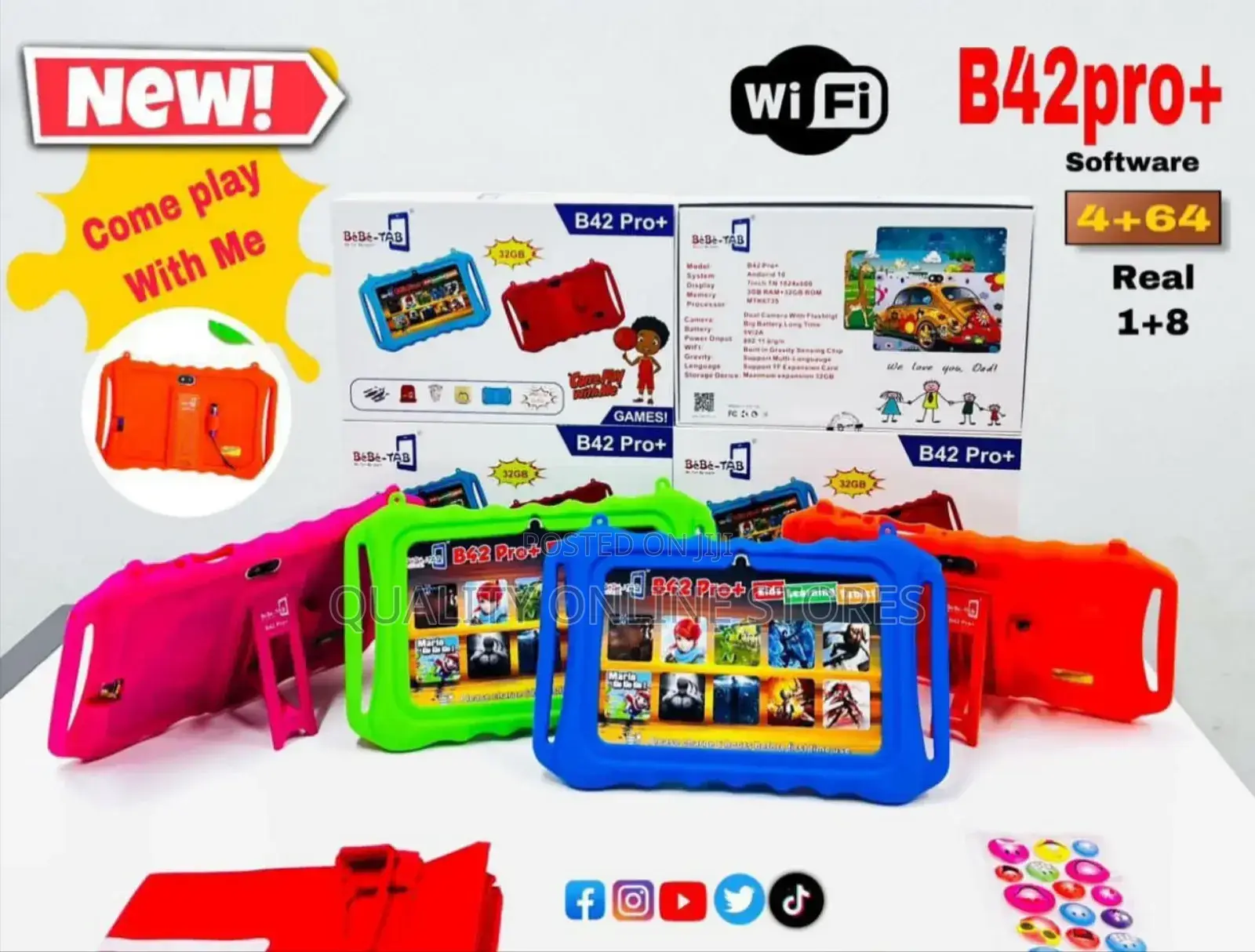Rechargeable Kids Tablet
