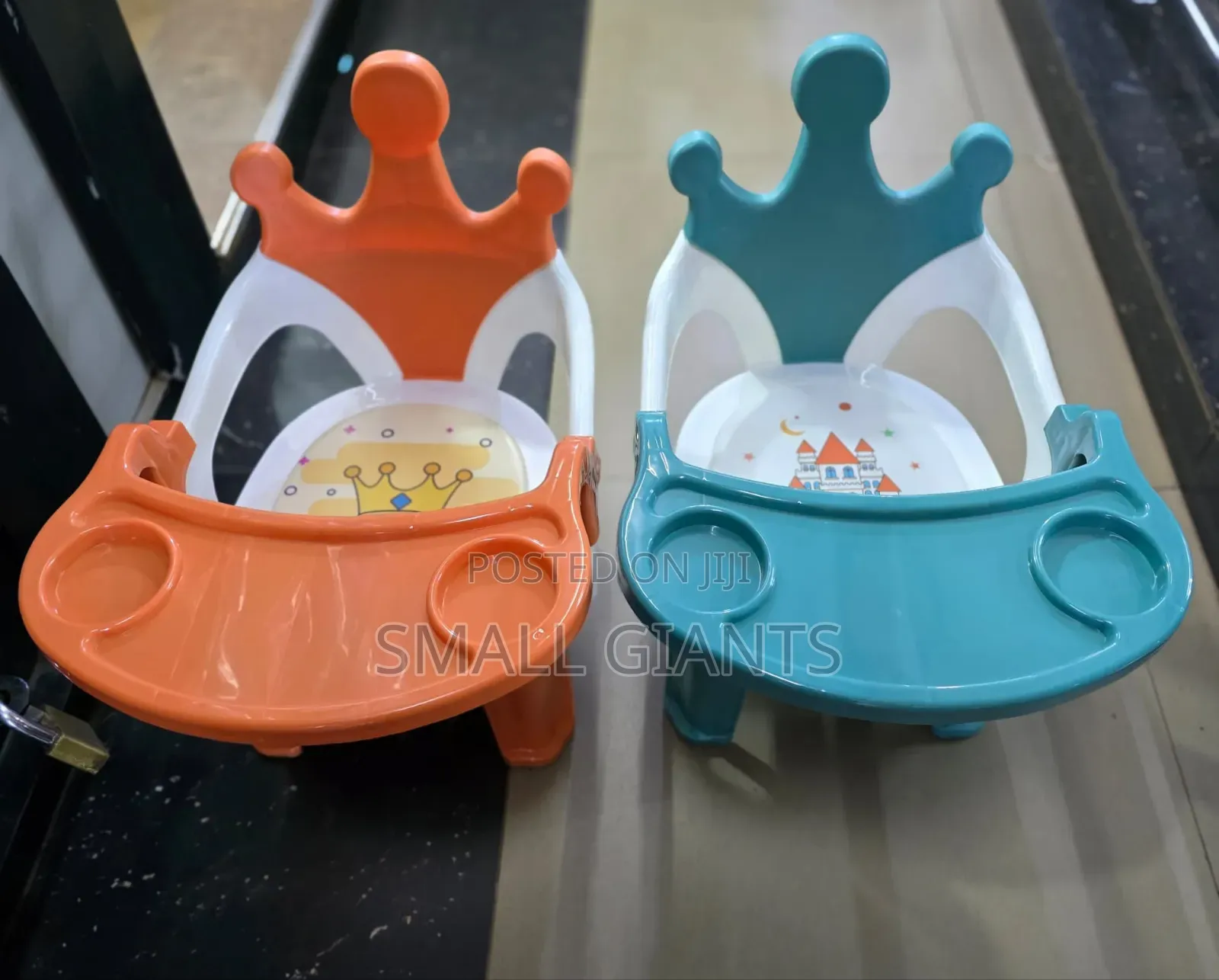 Cute Crown Design Baby Feeding Chair