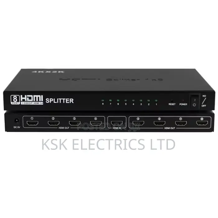 HDMI Splitter 1x8 Support FULL HD 8 Channels