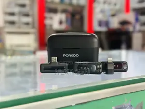 Porodo Lavalier Double Microphone With Charging Case