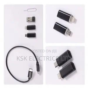 6 in 1 Multifunction USB Adapters Set Case Type C Charging