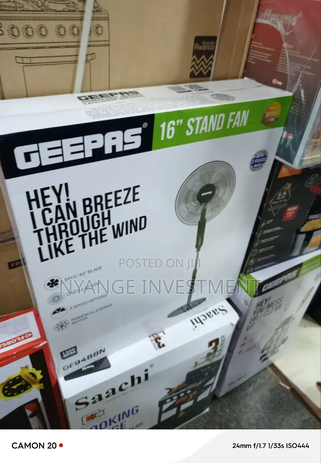 Geepas Stand Fan . Standfan 16 Inches