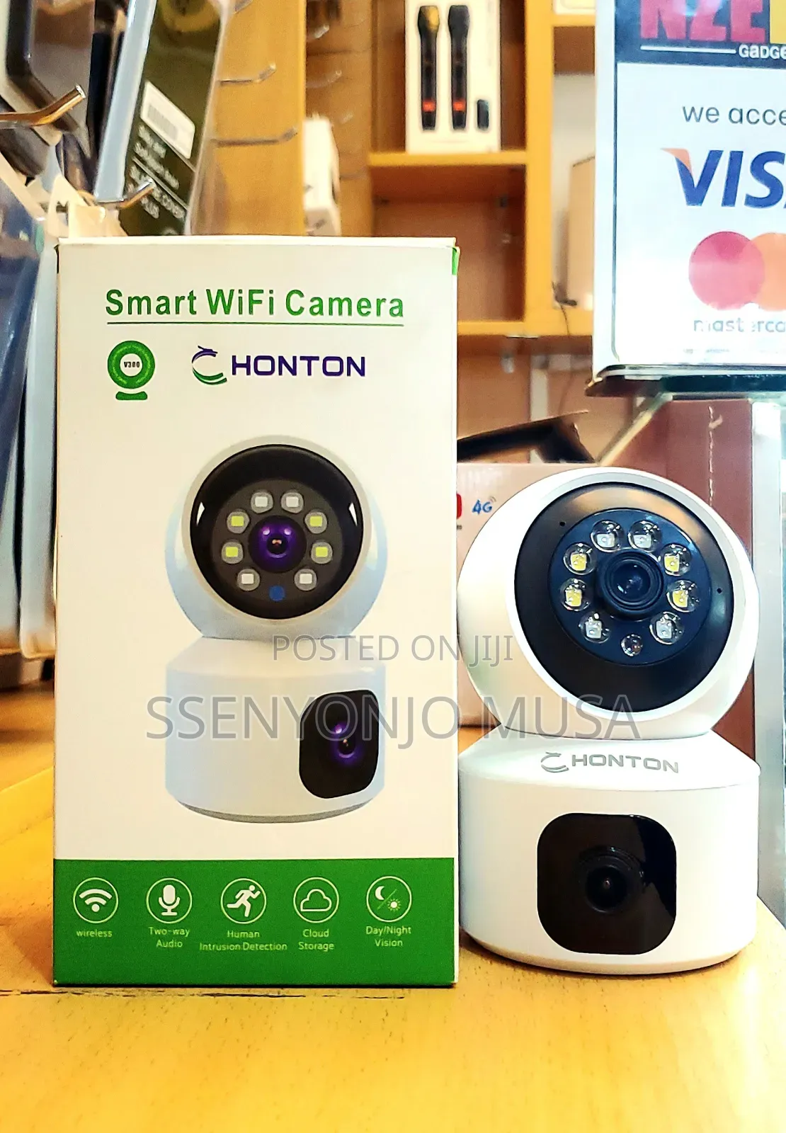V380 C5 Smart Wifi Camera,Hd 4g Dual Camera With V380pro App