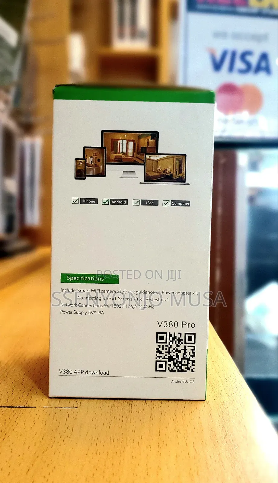 V380 C5 Smart Wifi Camera,Hd 4g Dual Camera With V380pro App