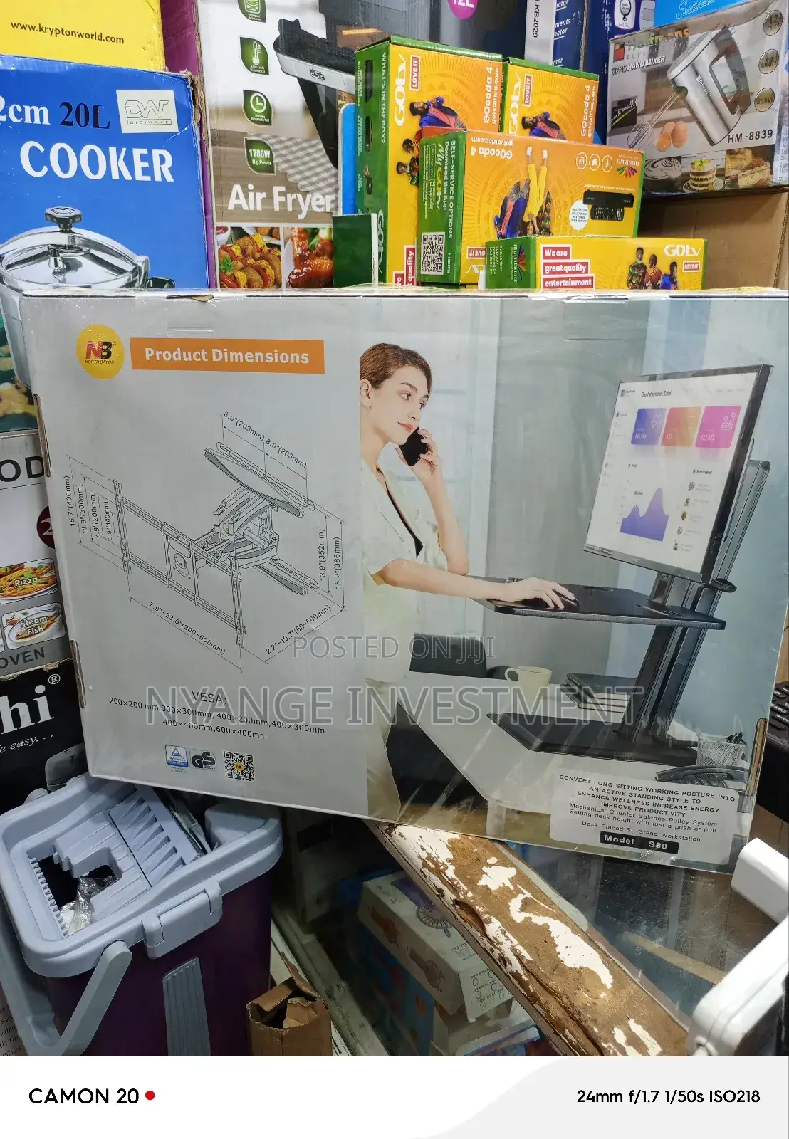 55-85 Tv Stand And Wall Mount