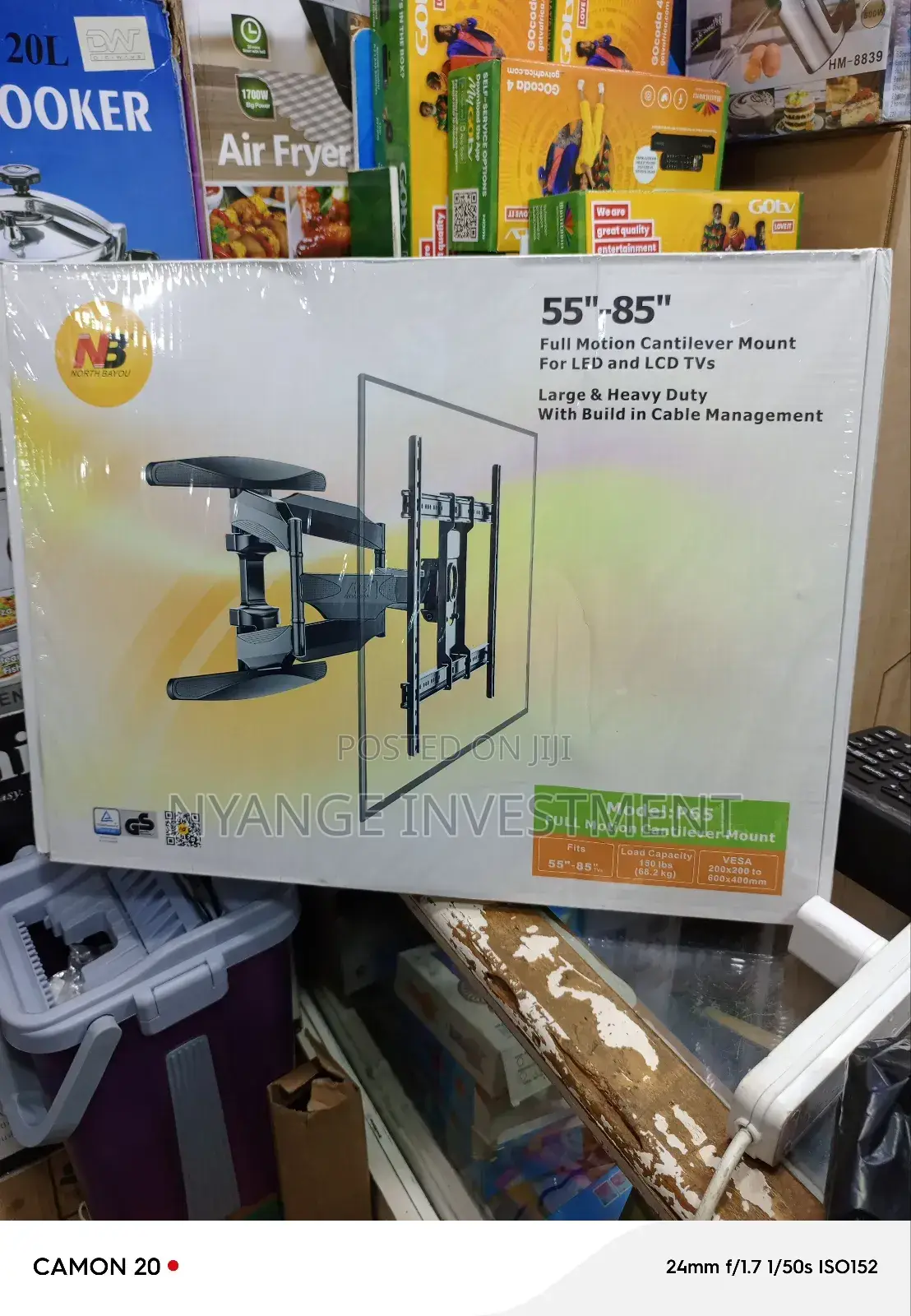 55-85 Tv Stand And Wall Mount