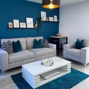 Classic Blue Sofa Set