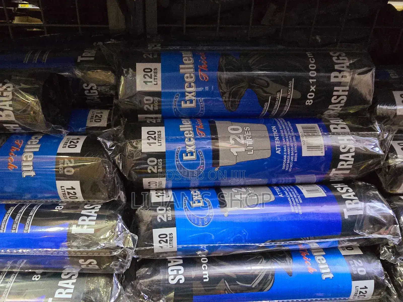 120litres Trash Bags