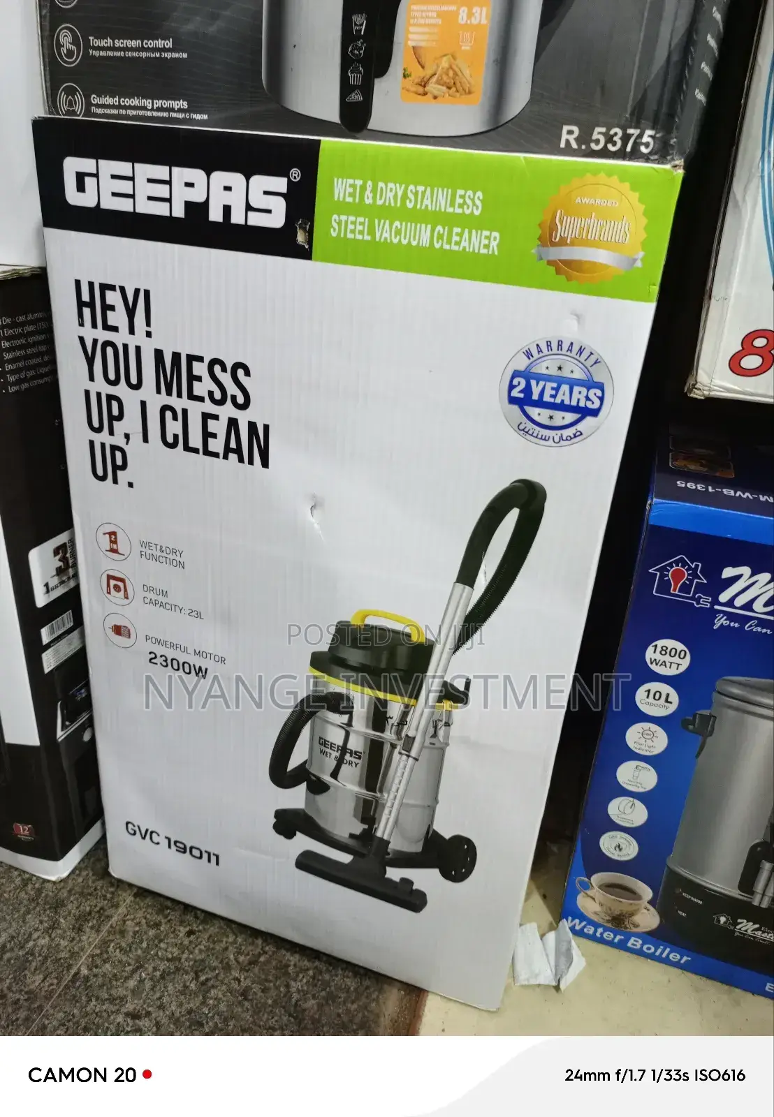 23l Geepas Vacuum Cleaner