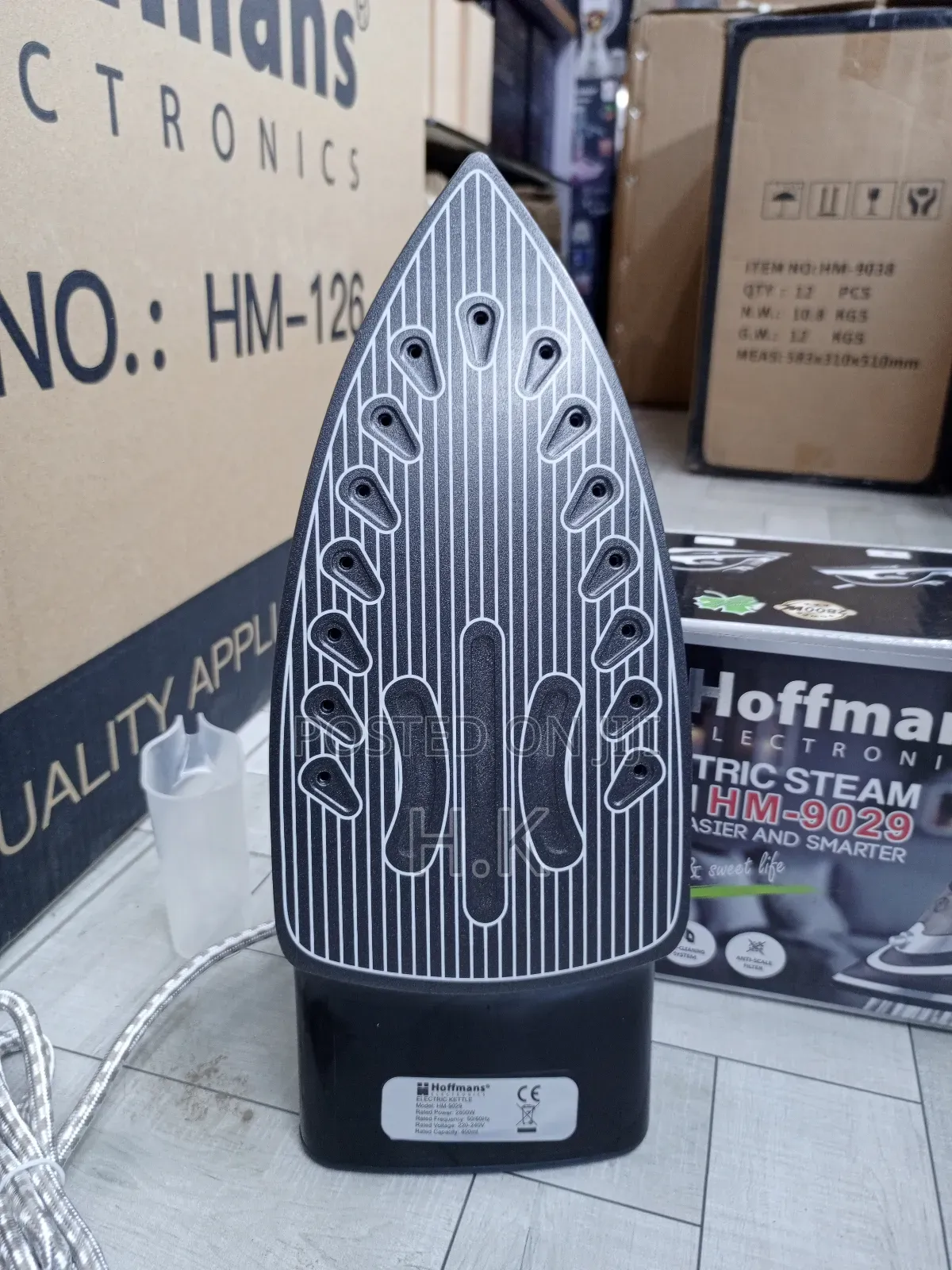 Hoffmans Electronics Electric Steam Iron HM-9029.
