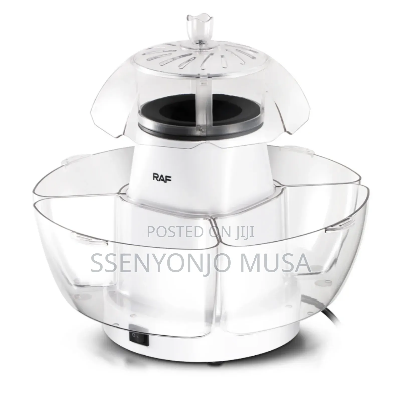 Raf Hot Air Popcorn Maker R.9004 1200w, Large 70g Capacity