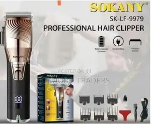 Sokany Professional Hair Clipper With T-Blade