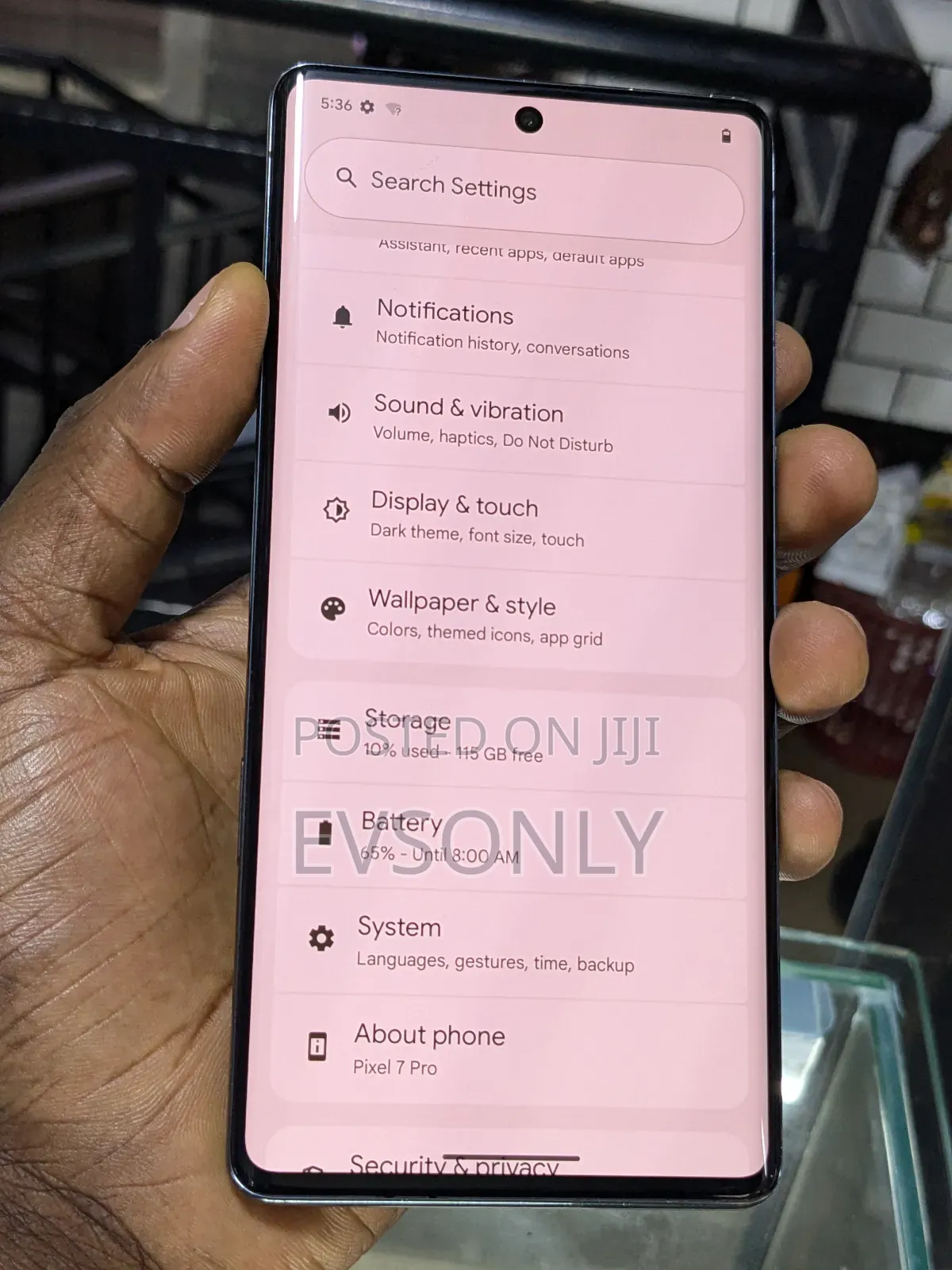 Google Pixel 7 Pro 128 GB Black
