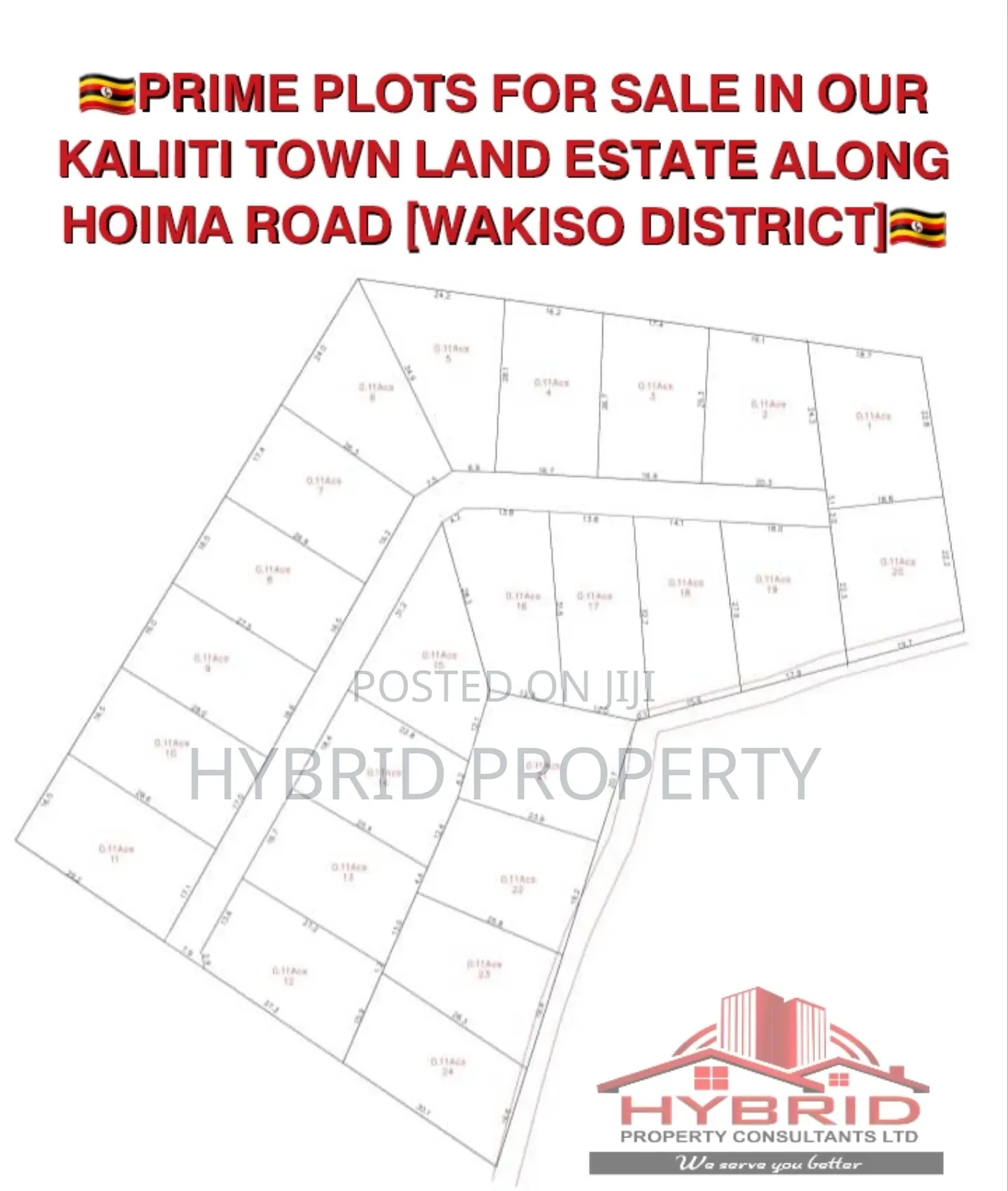 Prime Plots for Sale in Our Kaliiti Town Estate~Hoima Road.