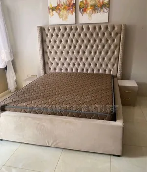 Cream Bed Fabric With Good Looks