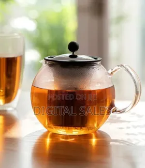 Glass Teapot With Infuser, Stovetop Safe Tea Kettle