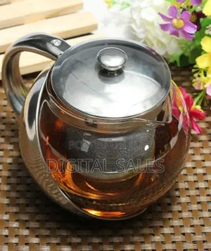 Glass Teapot With Infuser, Stovetop Safe Tea Kettle