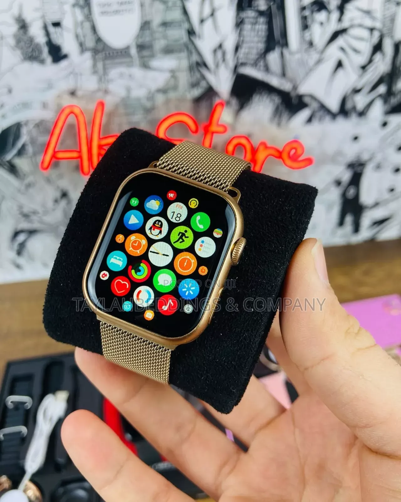 Haino Teko SQ-16 Smart Watch AMOLED AI Voice Assistance Pink