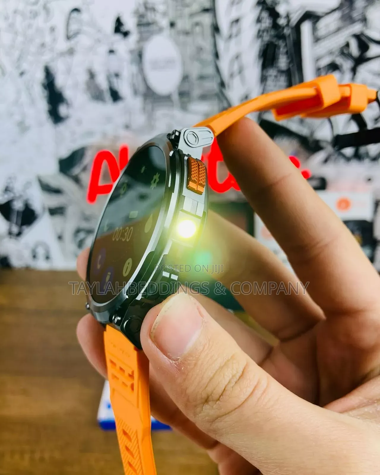 Haino Teko RW 57 Smartwatch With Flashlight Waterproof