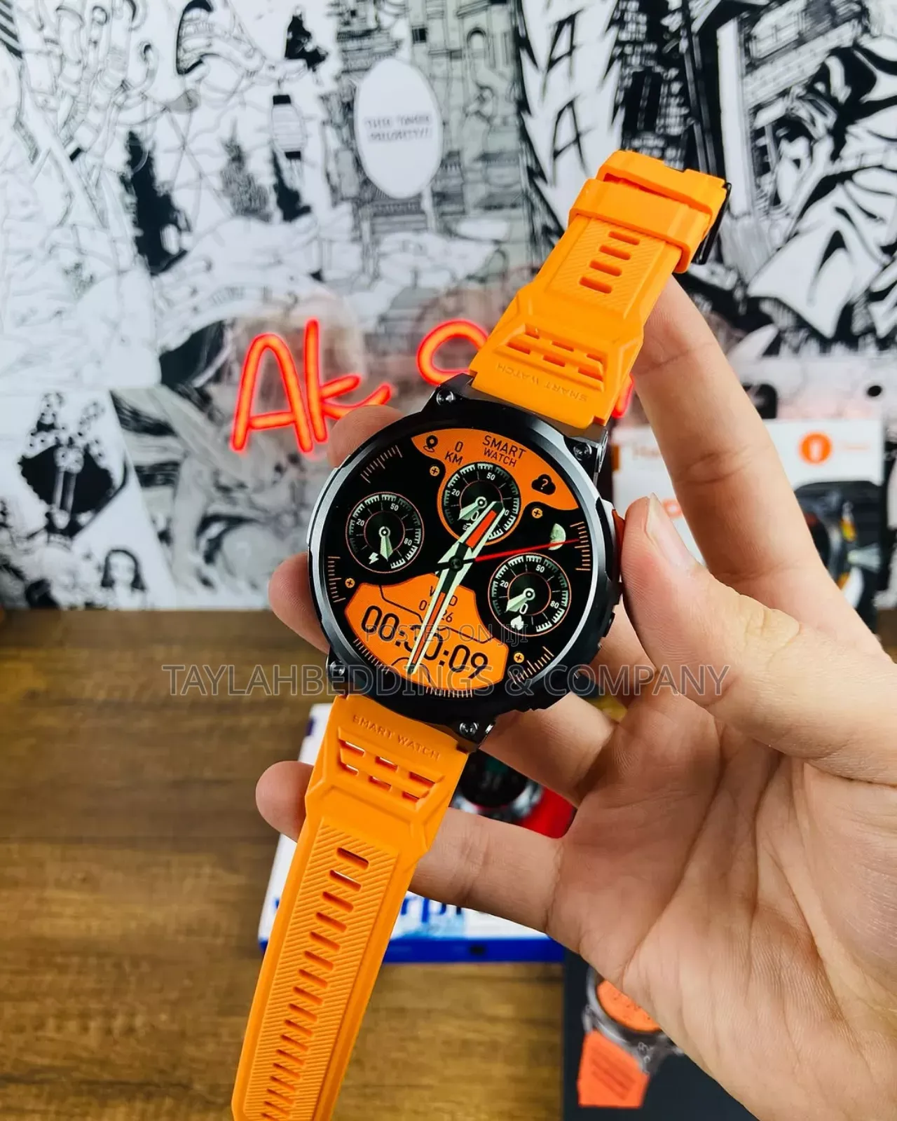 Haino Teko RW 57 Smartwatch With Flashlight Waterproof