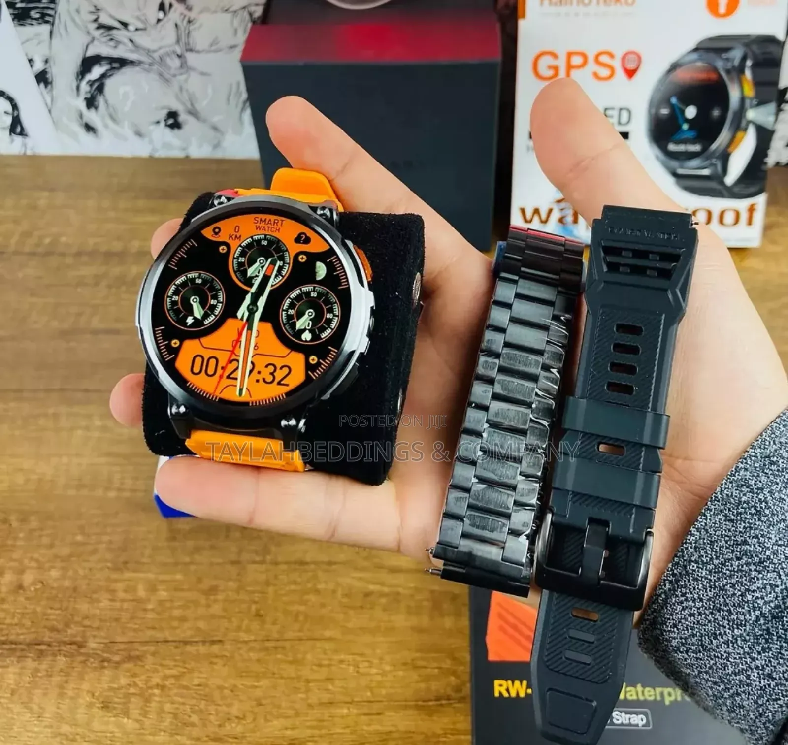 Haino Teko RW 57 Smartwatch With Flashlight Waterproof