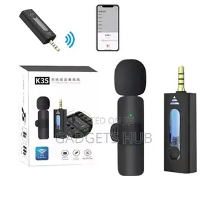  Wireless Microphone 3.5MM Audio Video
Recording