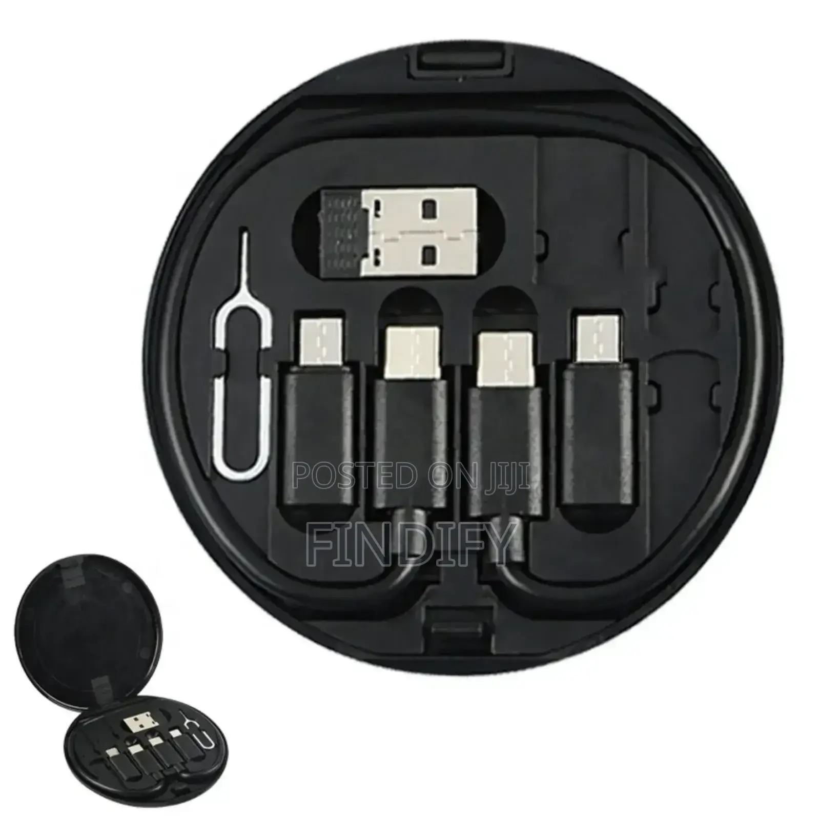 Portable USB-C Charger Cable Set Converter Adapters Otg
