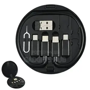 Portable USB-C Charger Cable Set Converter Adapters Otg