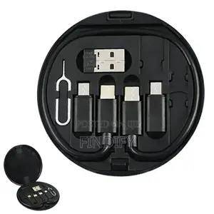 Portable USB-C Charger Cable Set Converter Adapters Otg