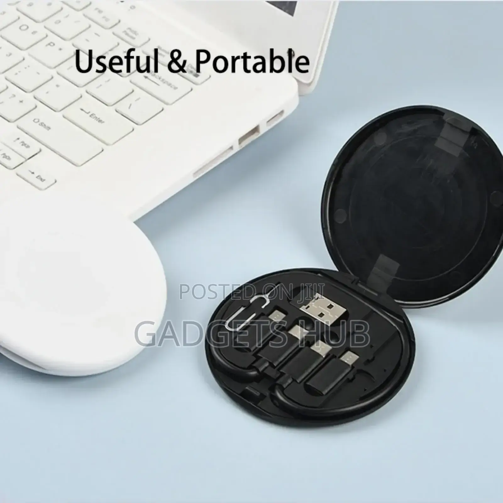 Portable USB-C Charger Cable Set Converter Adapters Otg