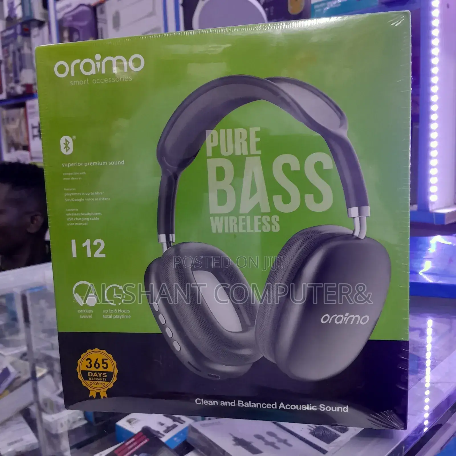 Headphones/Oraimo Pure Bass Headset