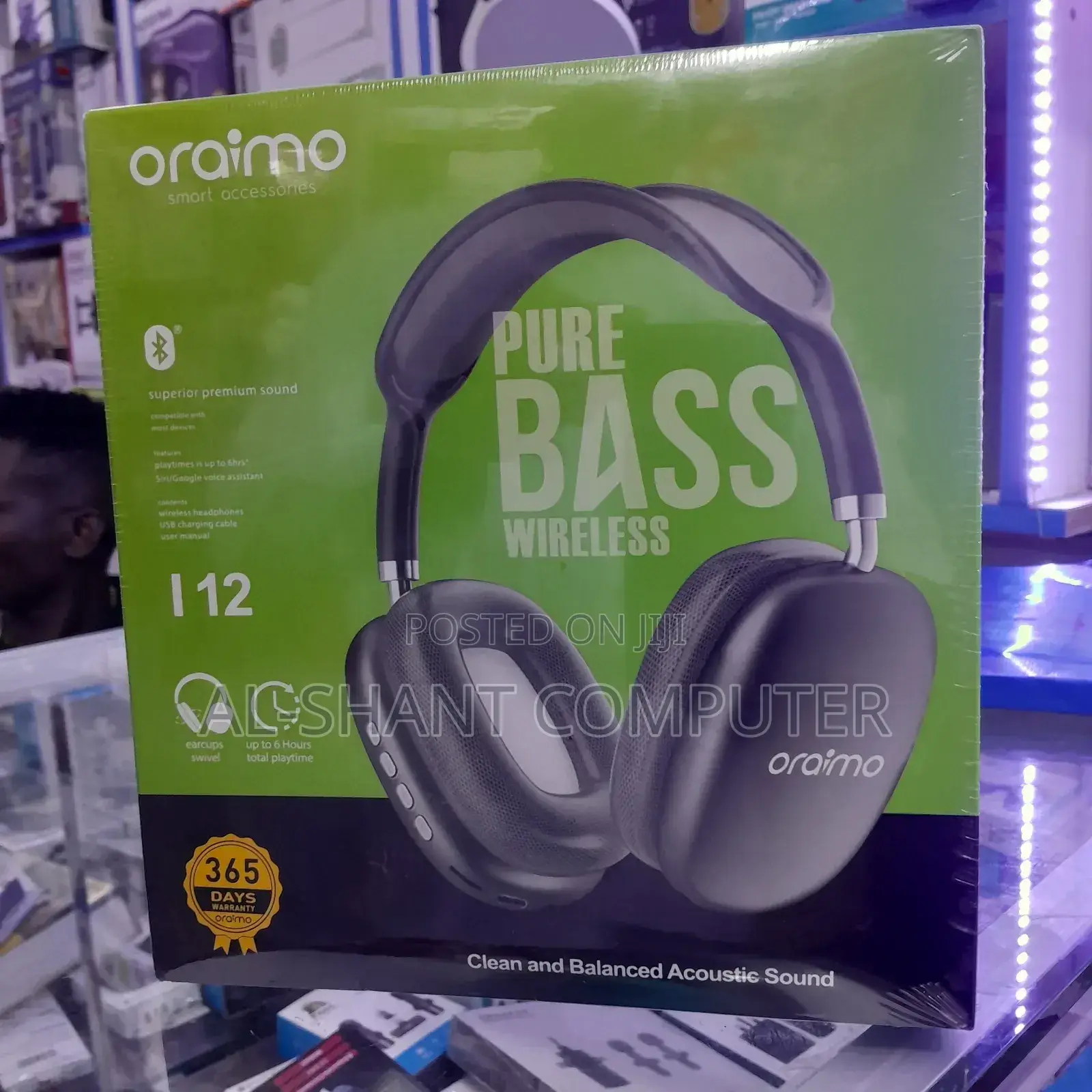 Headphones/Oraimo Pure Bass Headset