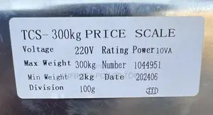 Price Scale(Upto 300kgs)