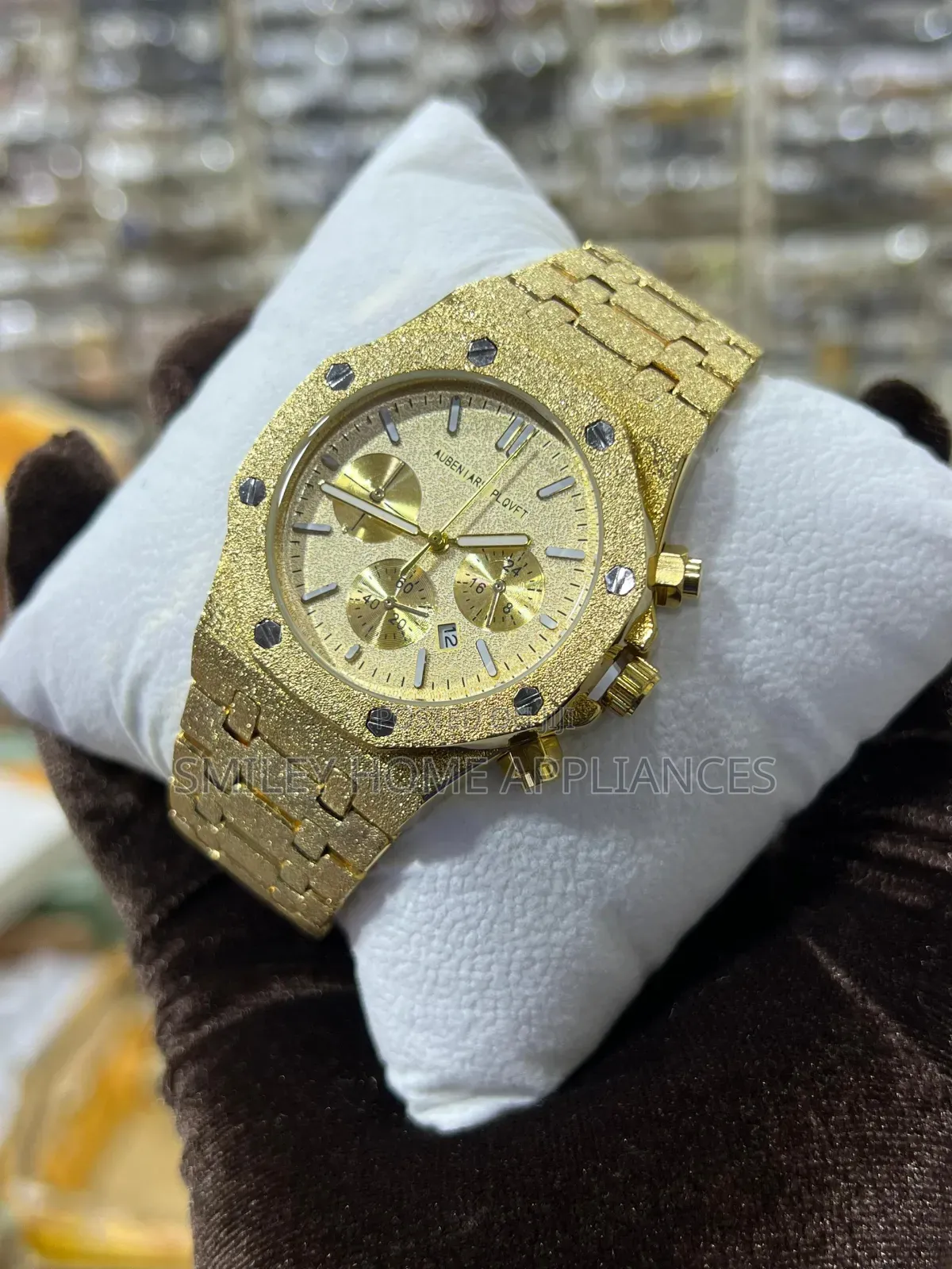 Aubeniars PLQVFT Gold Analog Wrist Classy Watch