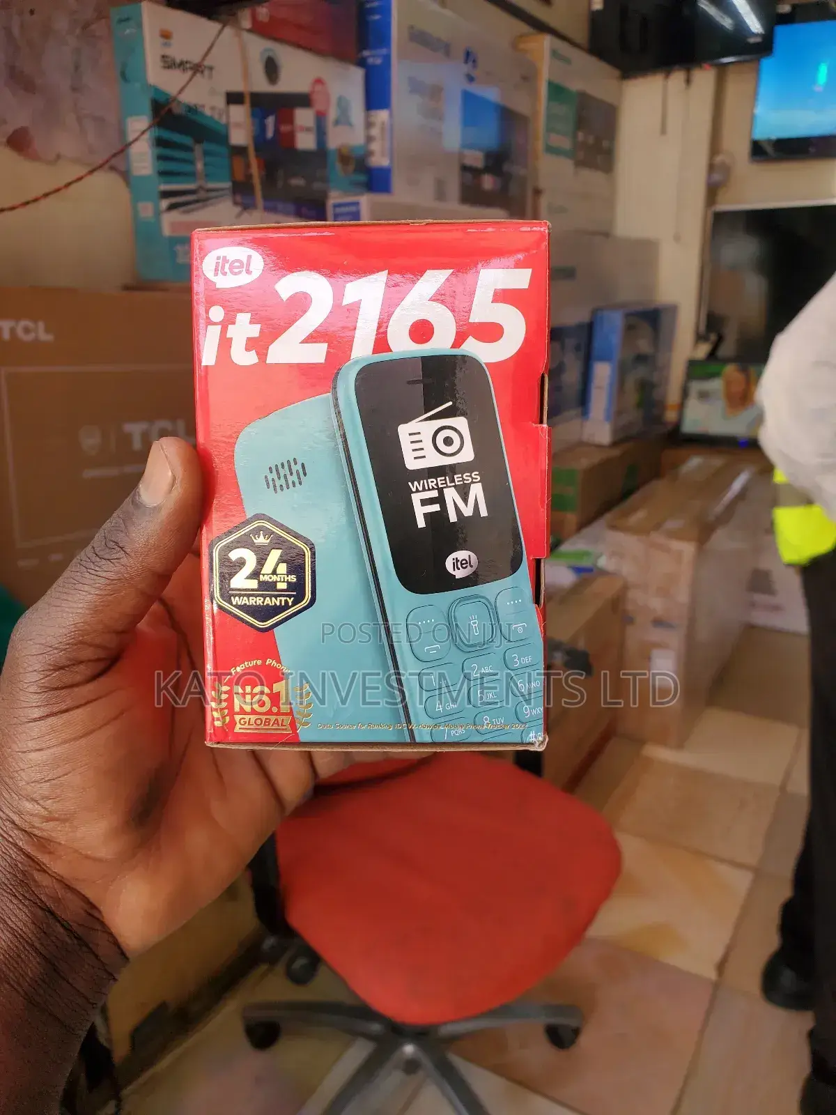 New Itel it2165 Black