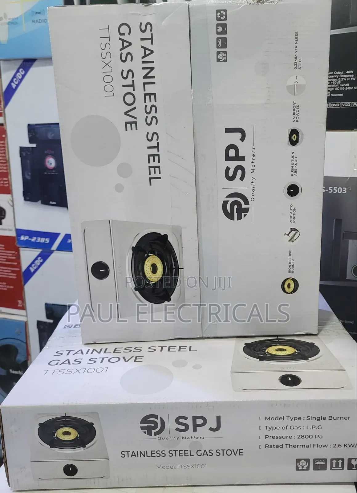 SPJ Gas Stove Single