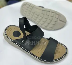 Men's Classic Soft Clarks Leather Sandals in Stock