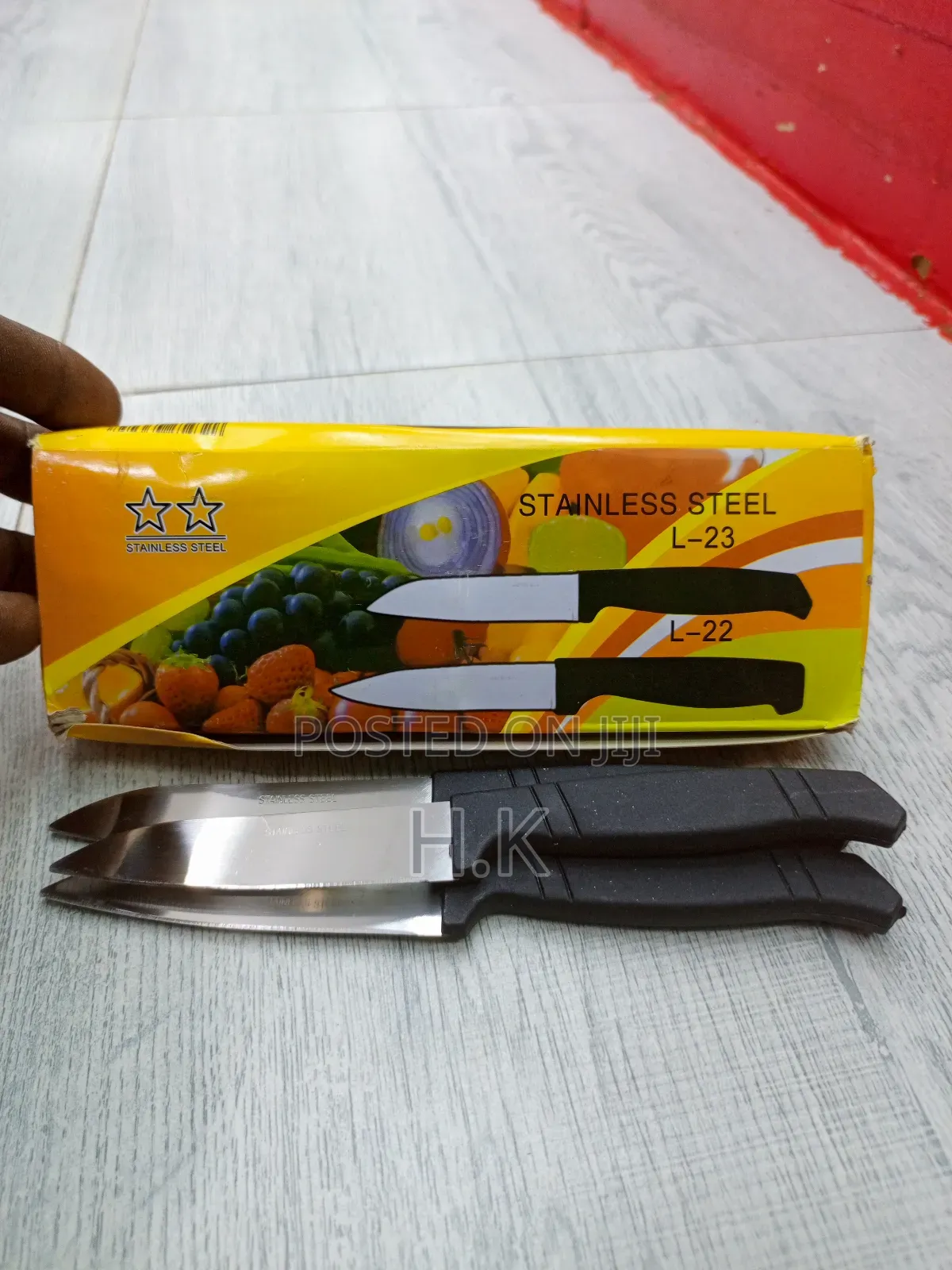 12pcs L21 Stainless Steel Knives Small