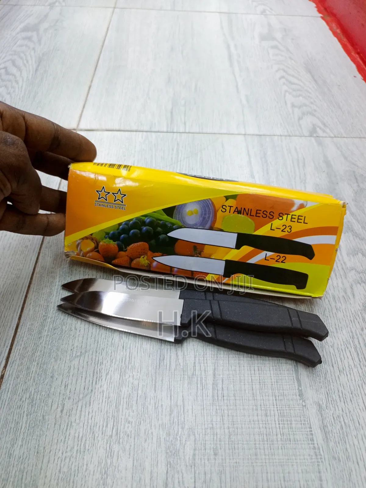 12pcs L21 Stainless Steel Knives Small