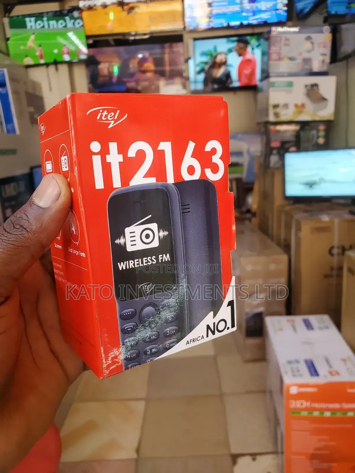 New Itel it2163 Black