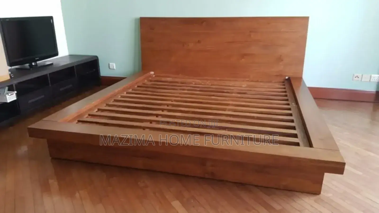 Floating Bed in Hardwood