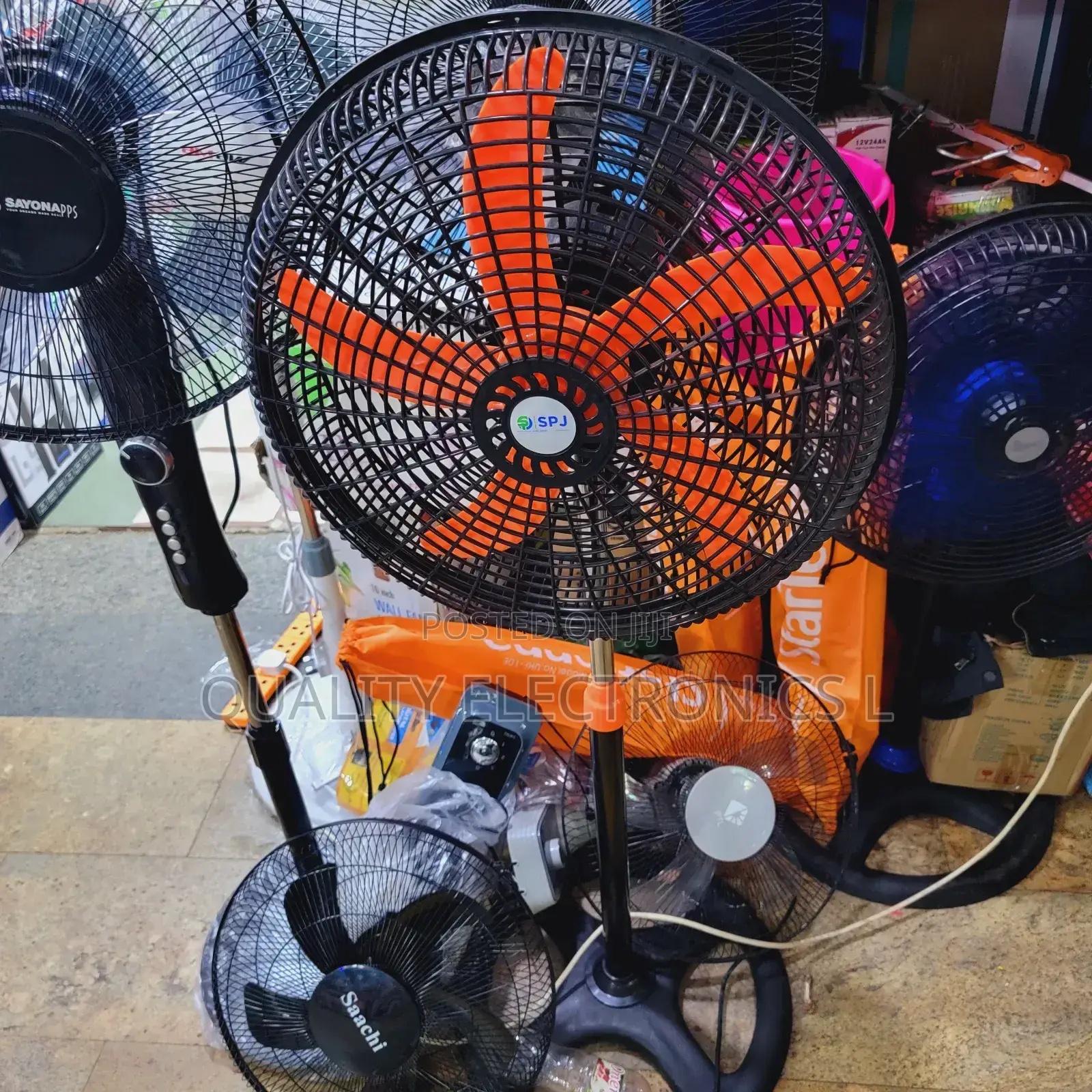 SPJ Stand Fans 3 Speeds