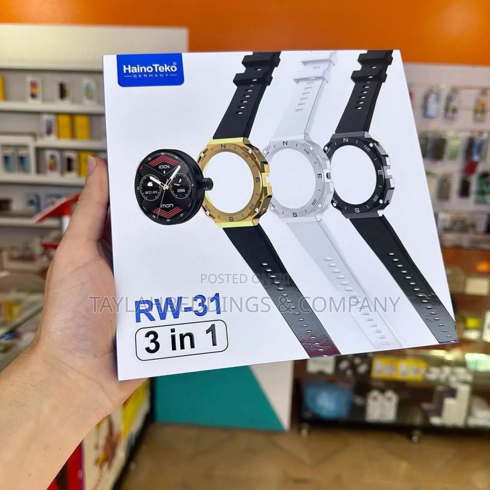 Haino Teko RW 31 Sports Edition Smart Watch With 3 Dial Case