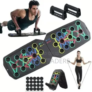 Portable Multifunctional Push-Up Board Set With Handles