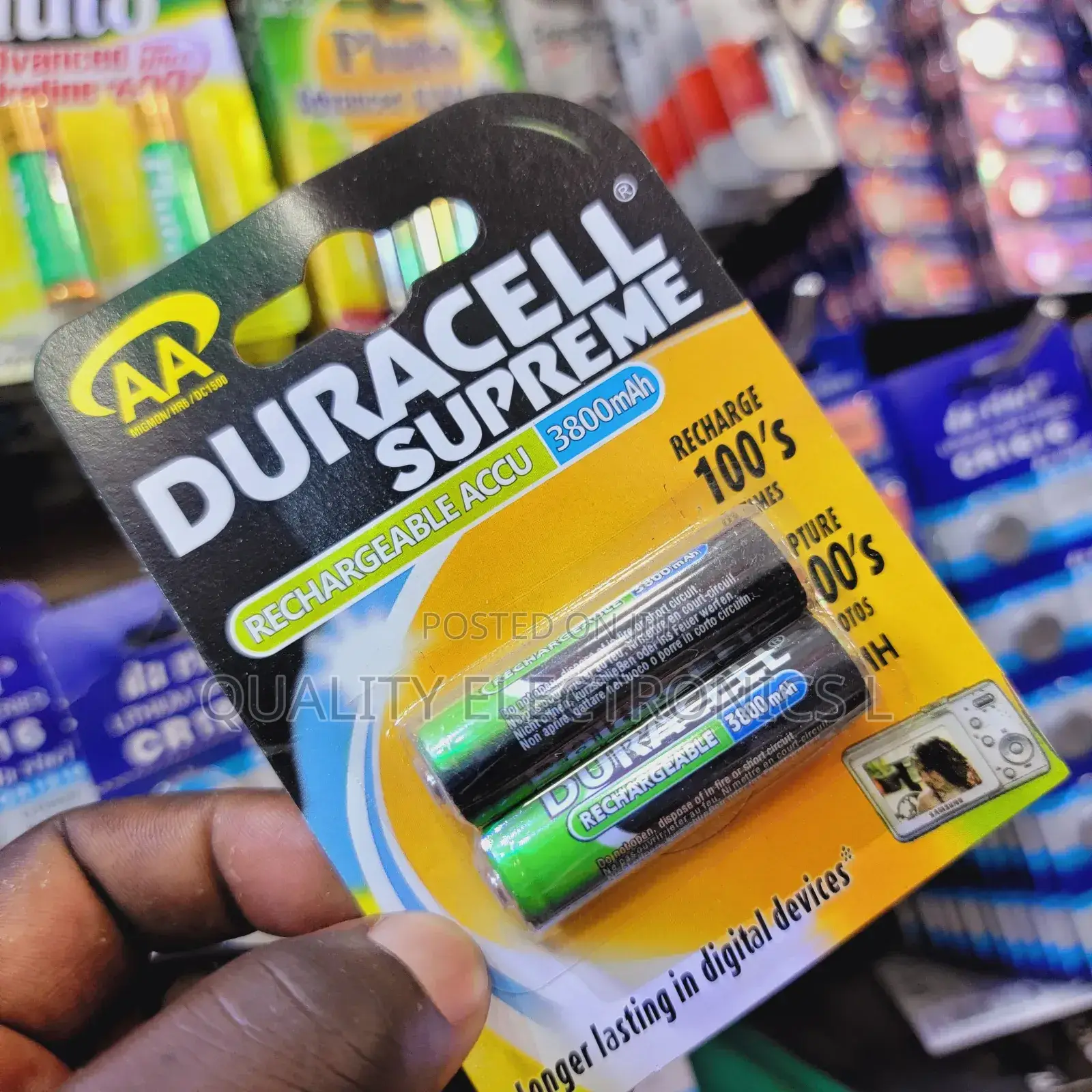 Duracell 3800mah Aa Rechargeable Batteries