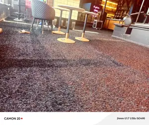 Pure Black Grass Carpet