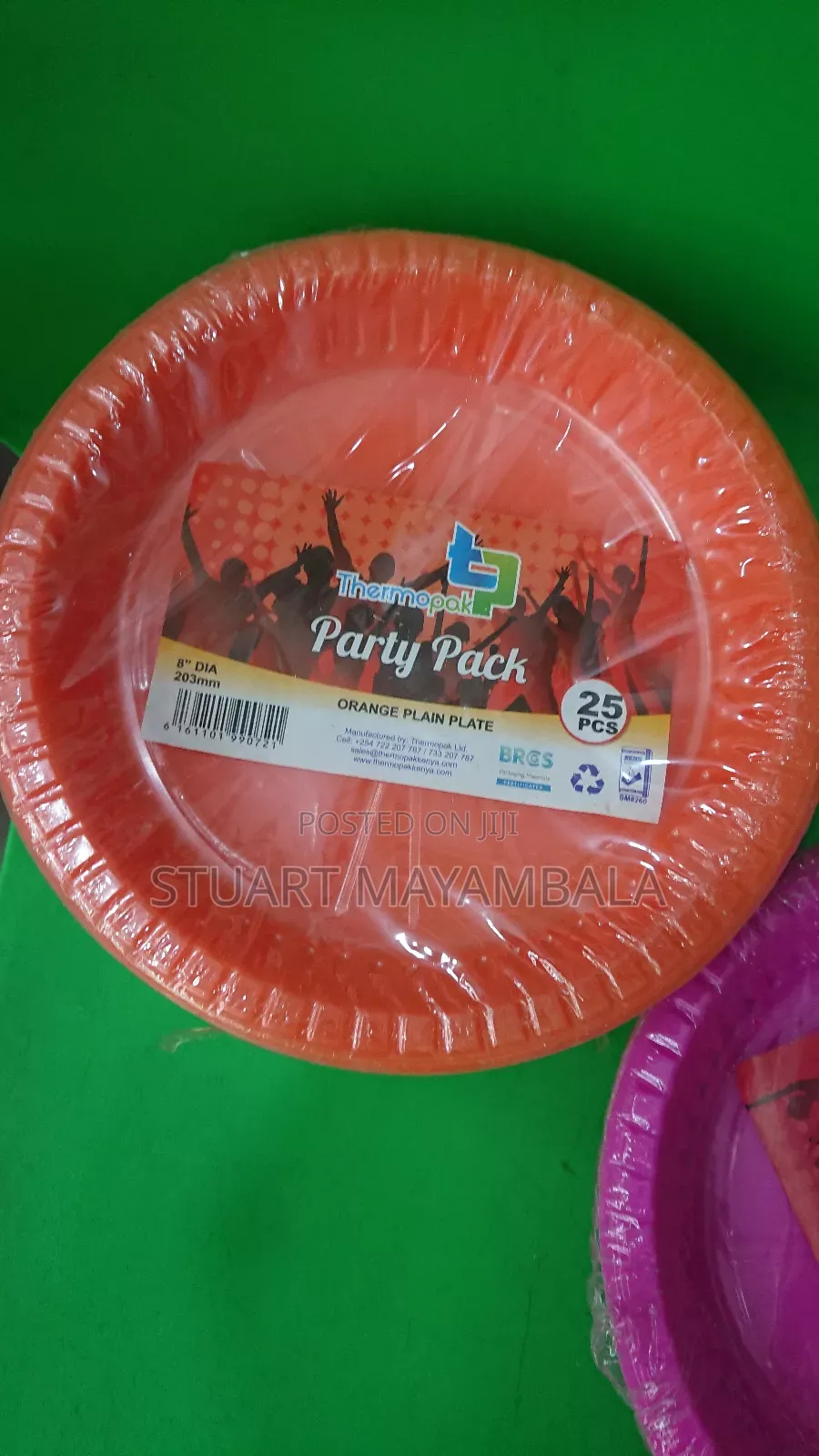 Disposable Coloured Plate