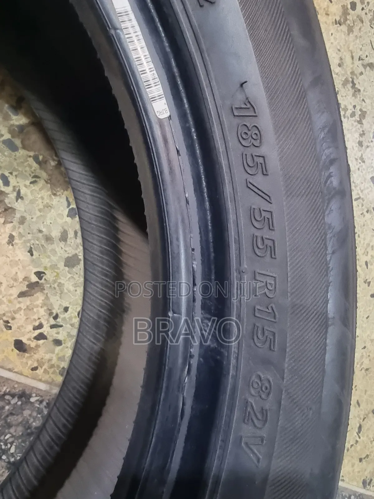 185/55r15 Bridgestone Tires Good Condition.