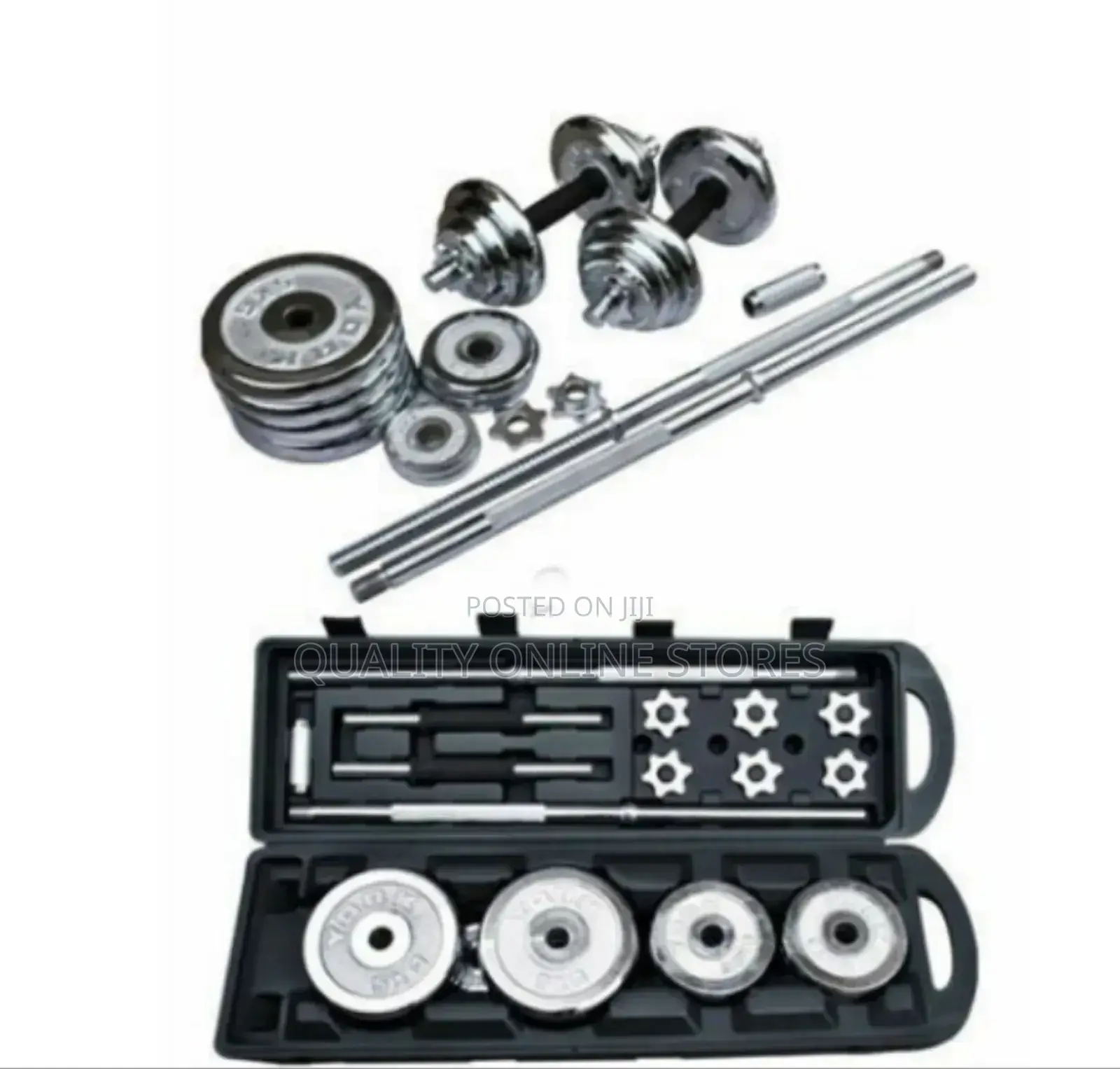 Stainless Dumbbell Set