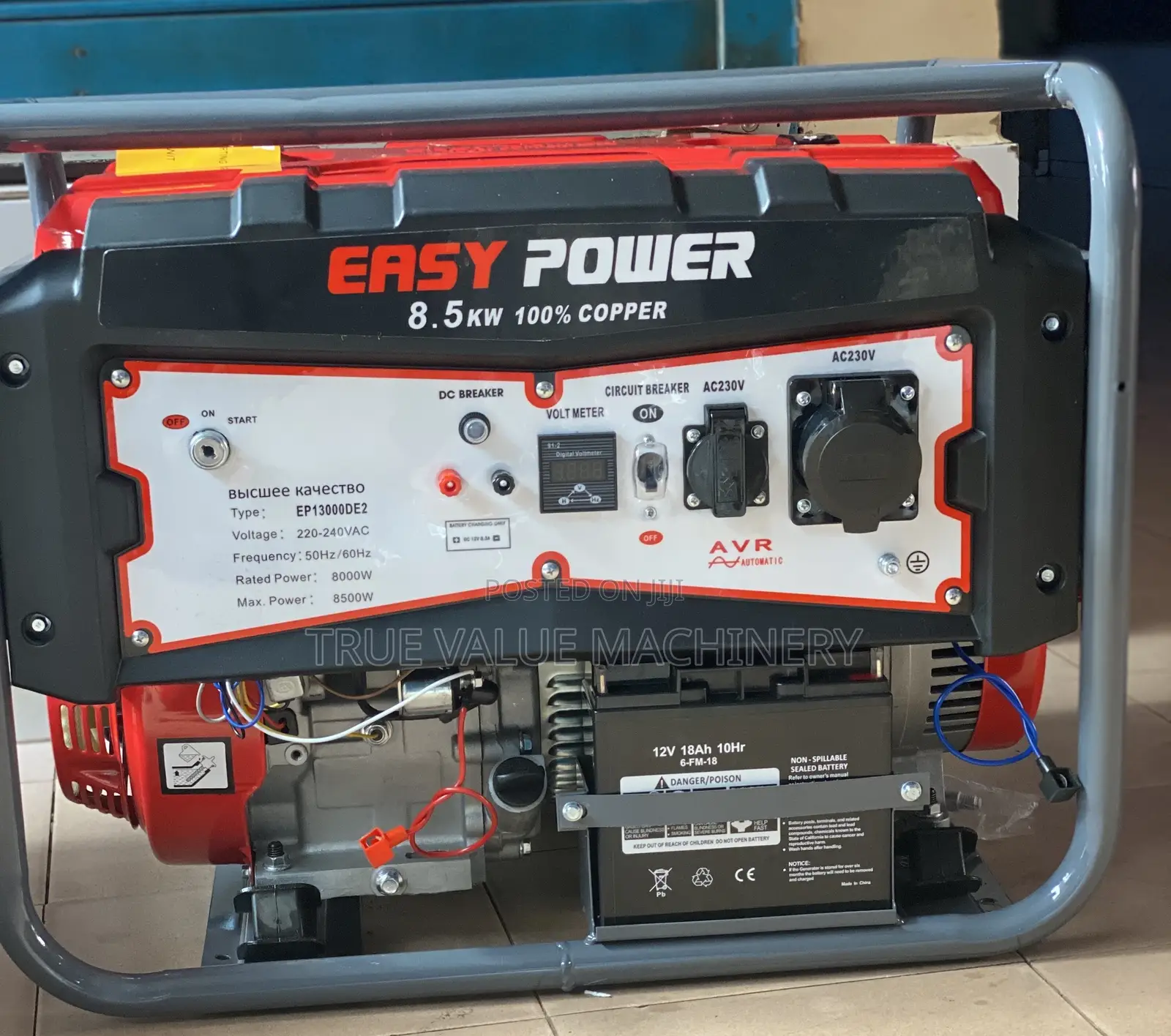 8.5 Kva Generator Key Start